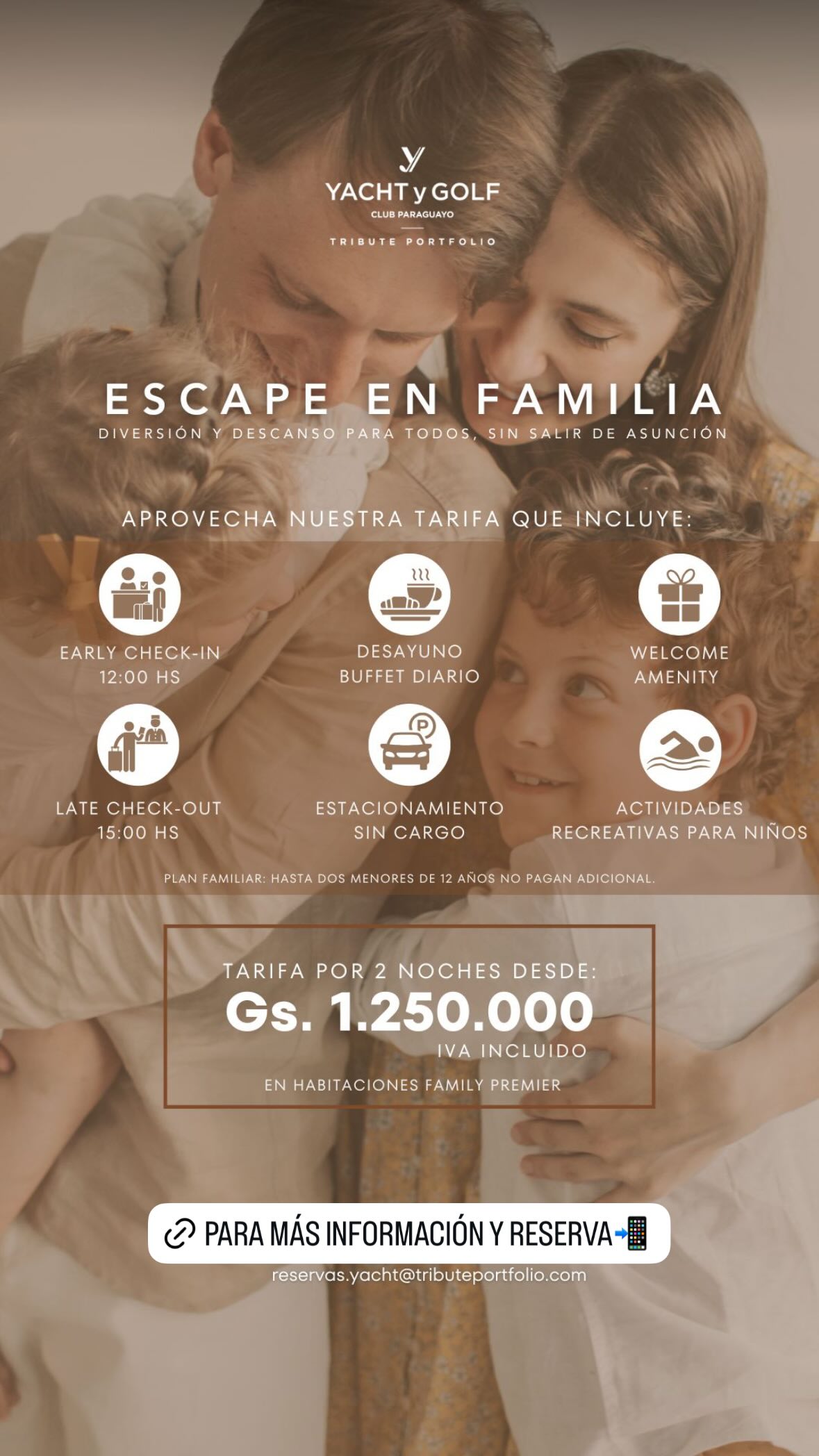Pacote Escape en Familia